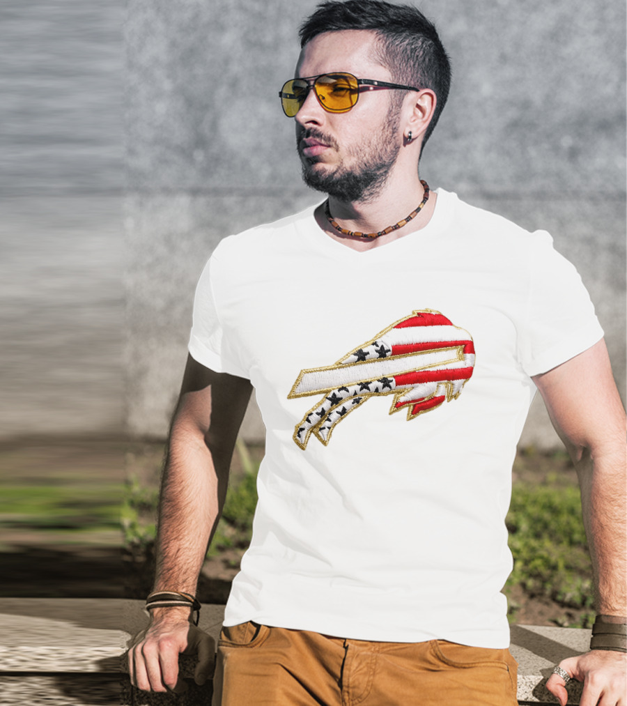 Bills America 250th Anniversary Stars And Stripes T-Shirt