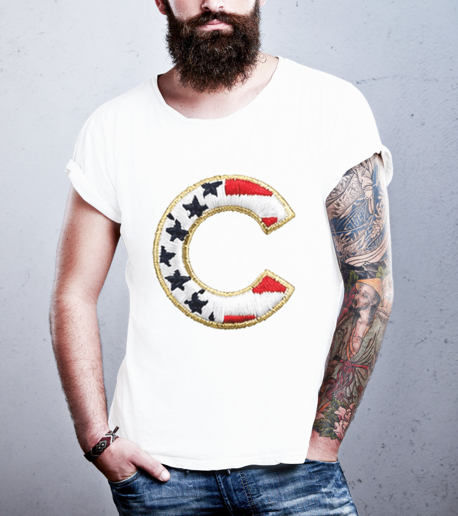 Chicago Cubs America 250th Anniversary Stars And Stripes T-Shirt