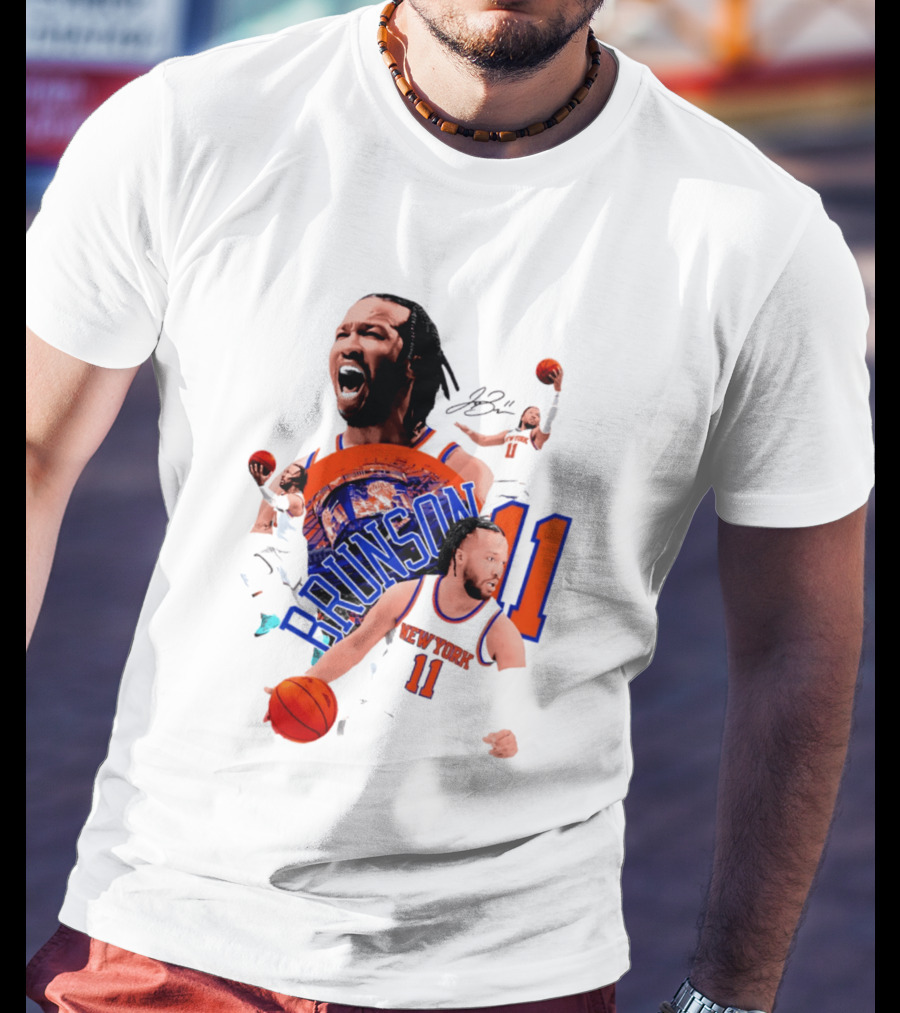 Jalen Brunson New York Knicks 11 Basketball Star T-Shirt
