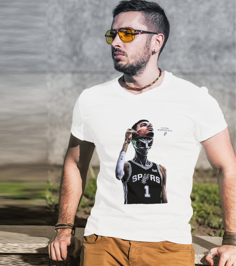 Victor Wembanyama San Antonio Spurs Self Propelled Success 2023 NBA Rookie Of The Year T-Shirt