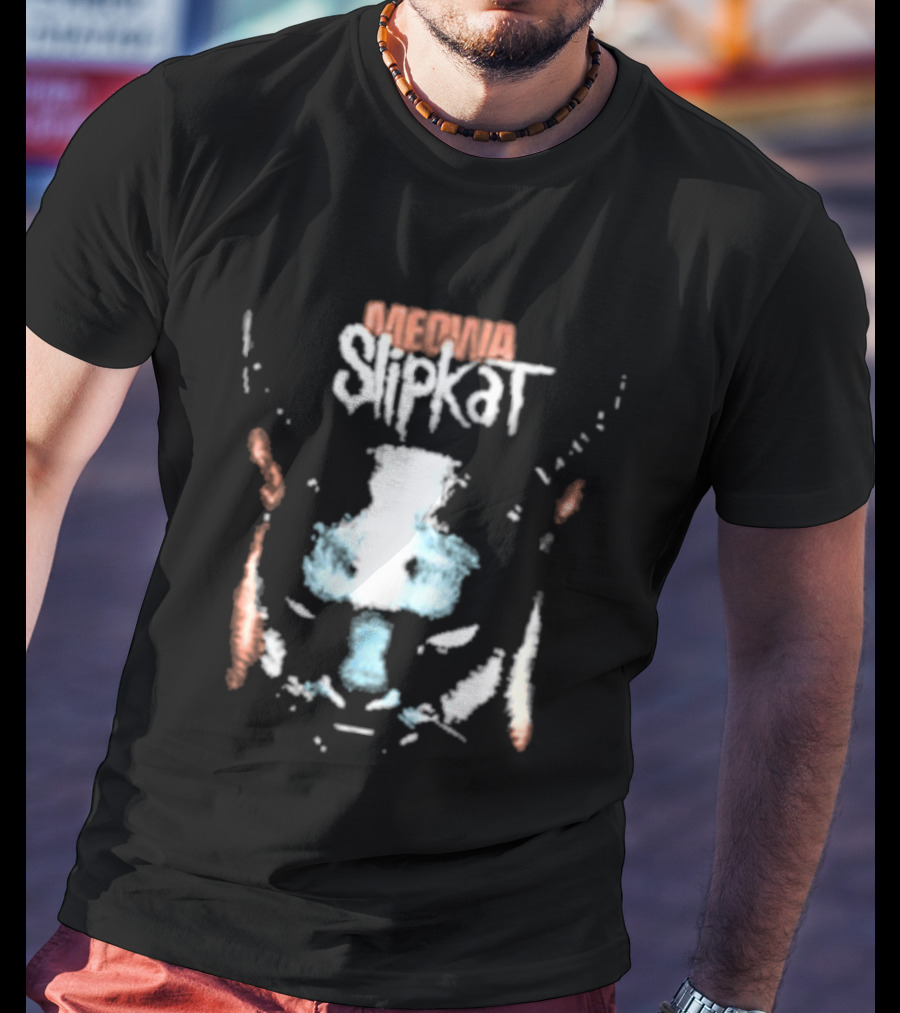 Cats And Metal Slipkat Meowa T-Shirt