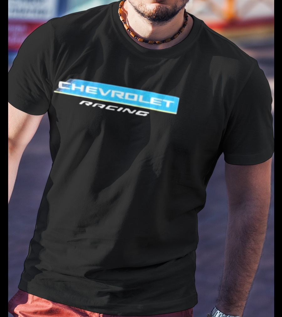 Chevrolet Racing Blue And White T-Shirt
