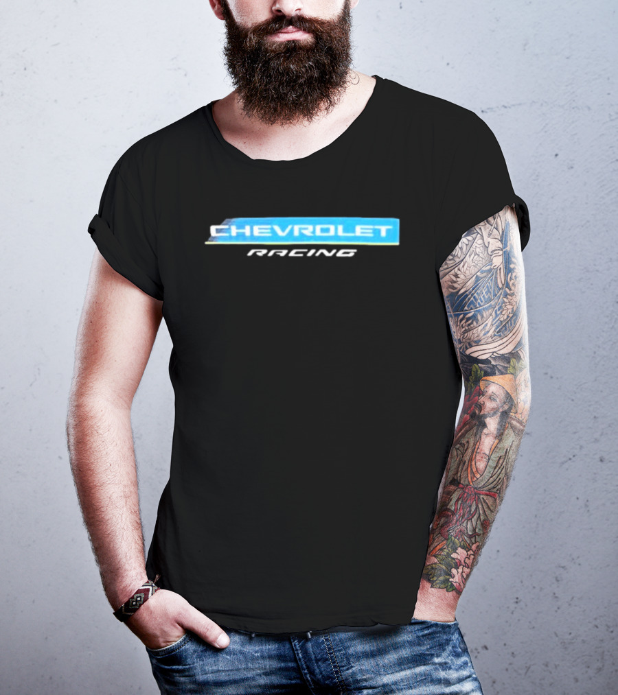 Chevrolet Racing Blue And White T-Shirt