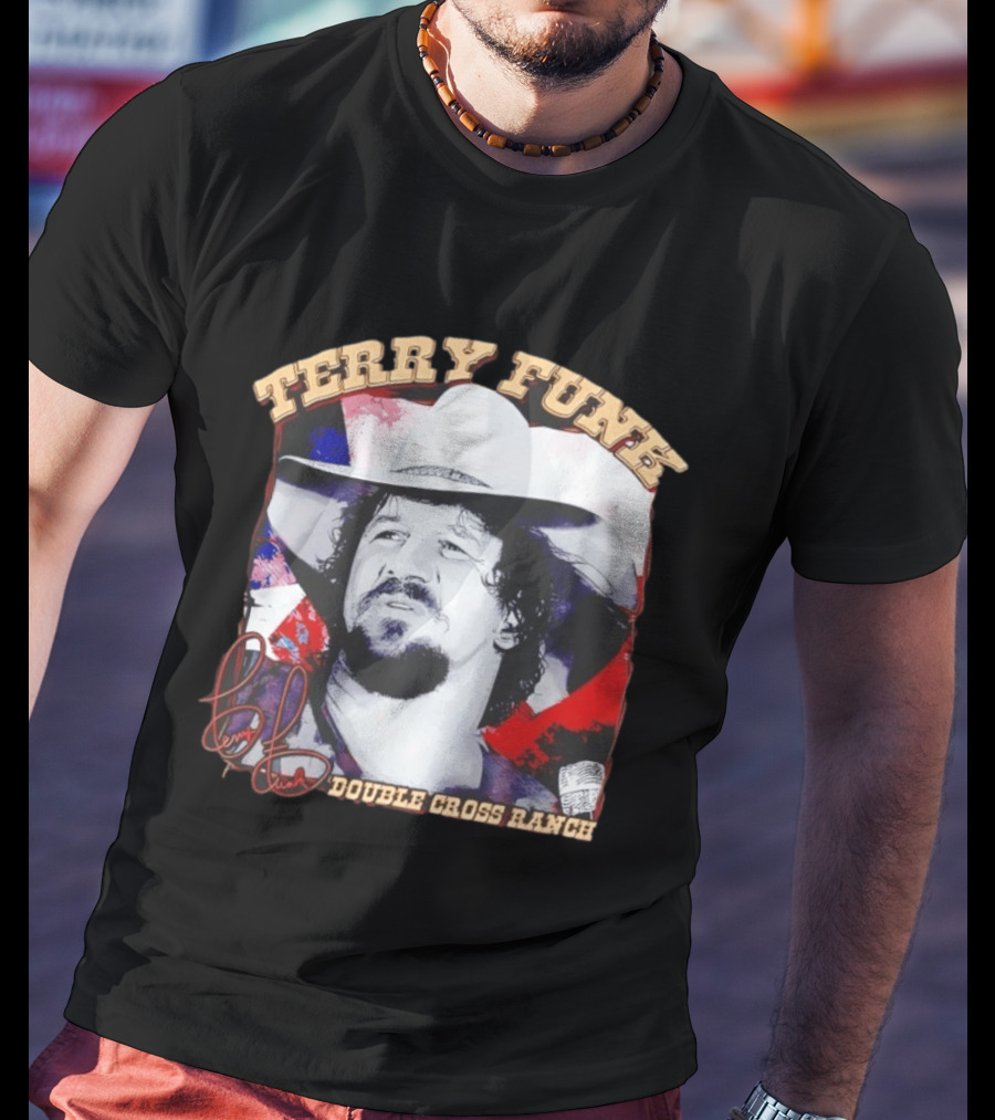 Terry Funk Double Cross Ranch WWE Cowboy T-Shirt