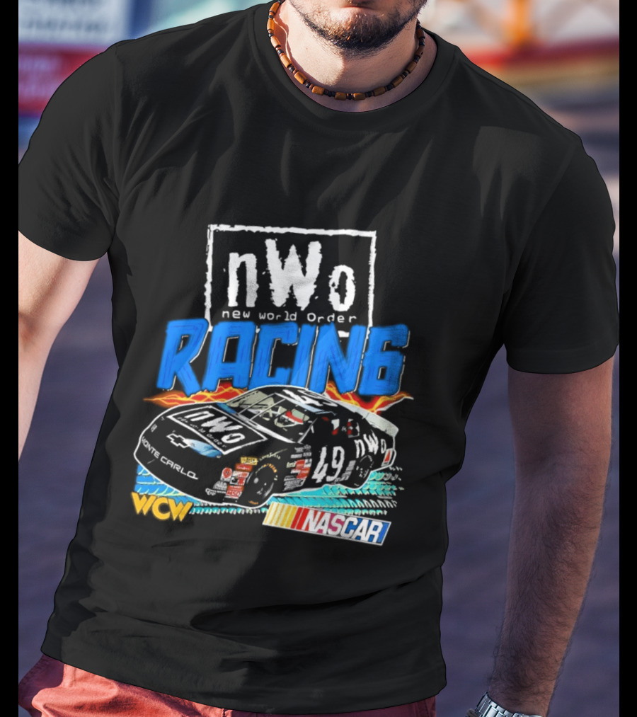 WCW NASCAR NWo Racing Kyle Petty 49 Chevrolet Monte Carlo T-Shirt