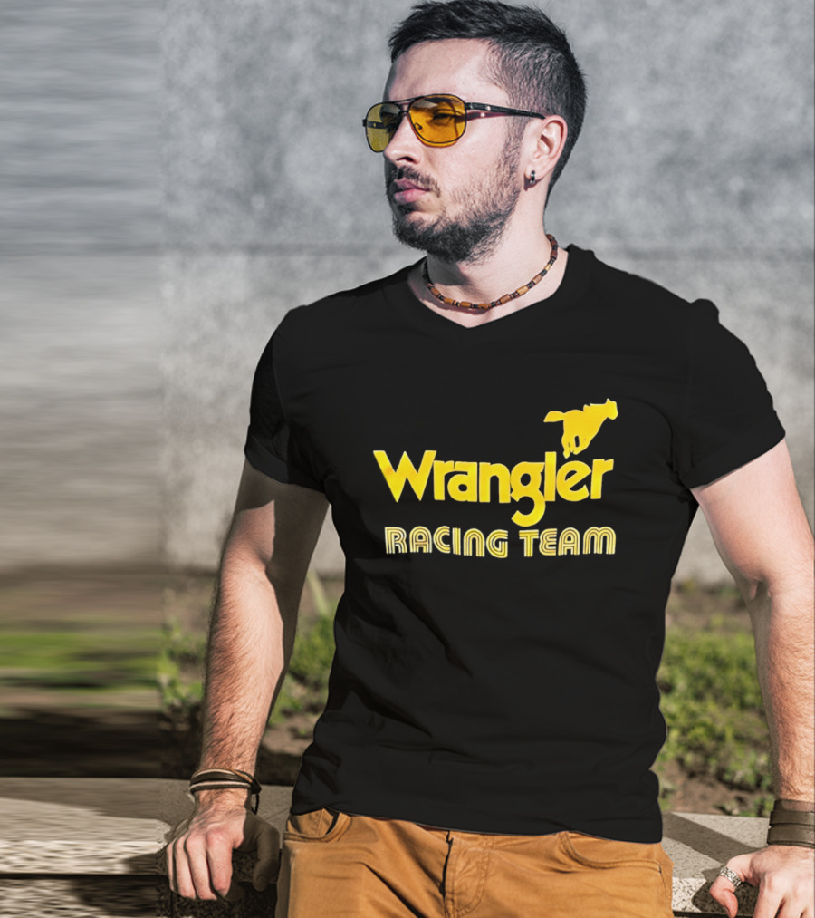 Wrangler Racing Team NASCAR Vintage Mustang T-Shirt