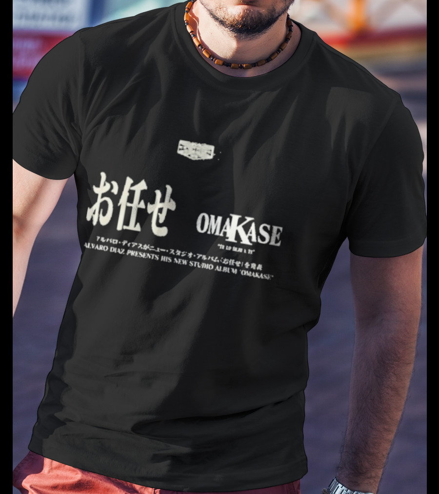 Alvaro Diaz Presents New Album Omakase Te Lo Dejo A Ti Studio Release Collaboration T-Shirt