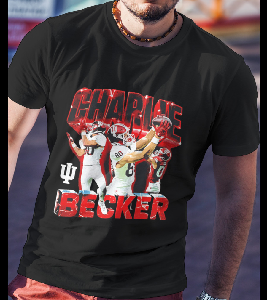 Charlie Becker Indiana Hoosiers Football 90s IU T-Shirt