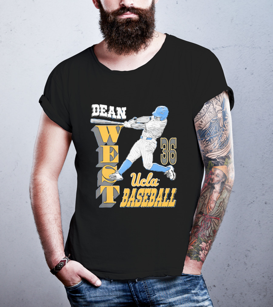 Dean West UCLA Baseball 36 NCAA T-Shirt