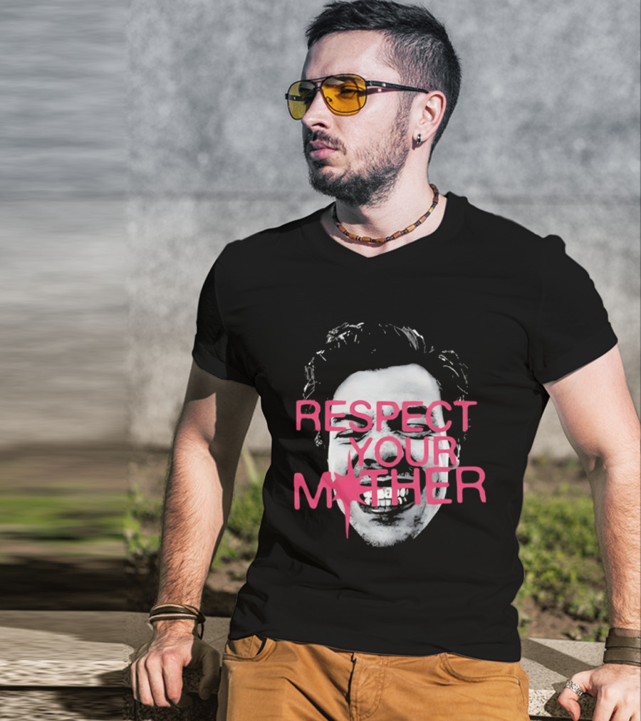 Respect Your Mother Big Head Harry T-Shirt