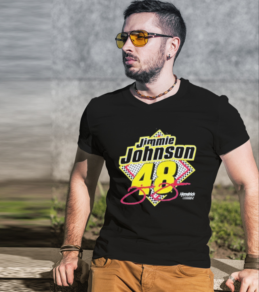 Hendrick Motorsports Jimmie Johnson 48 Racing Team NASCAR Fan T-Shirt