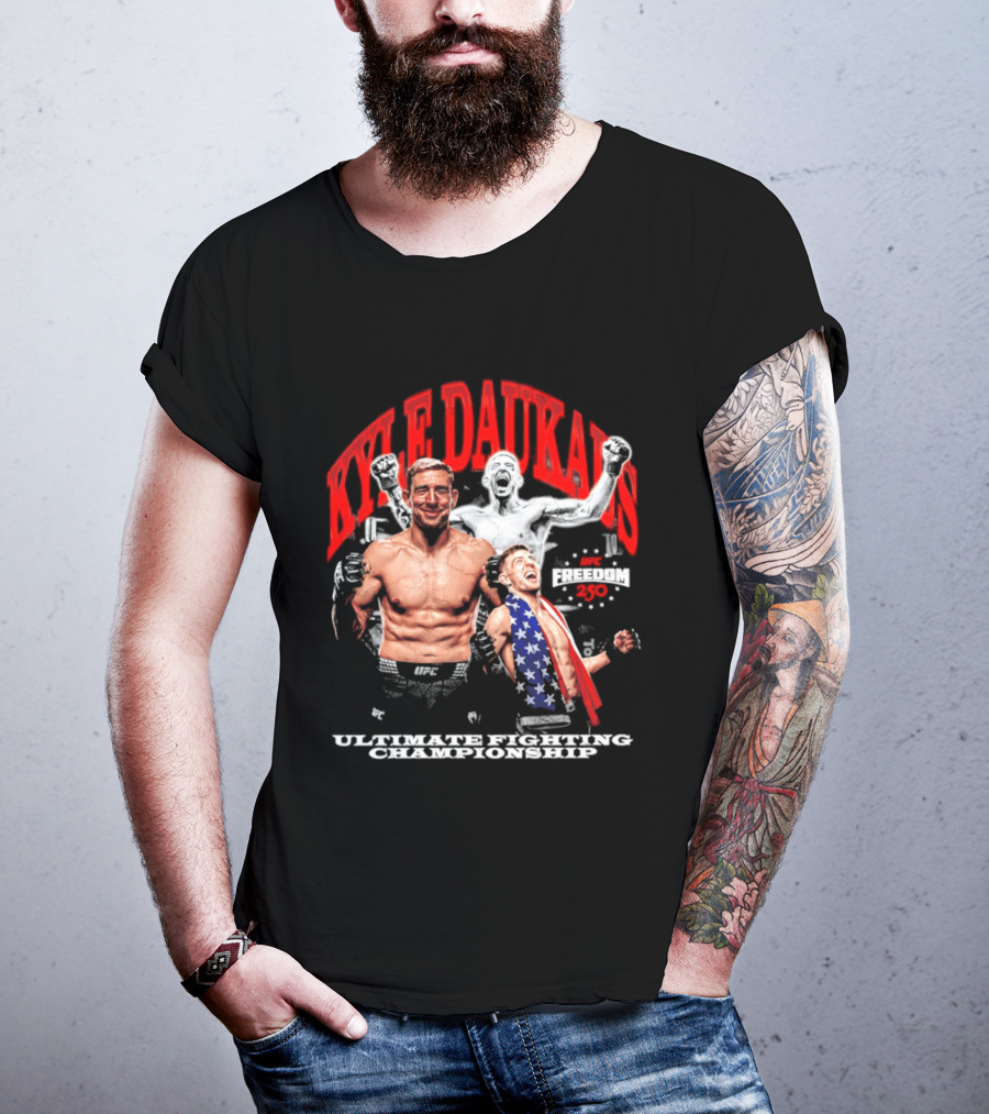 Kyle Daukaus UFC Ultimate Fighting Championship Freedom 250 T-Shirt
