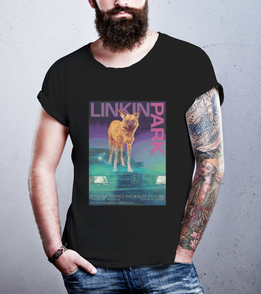 Linkin Park From Zero World Tour 2026 Vienna Austria June 9 Ernst Happel Stadium T-Shirt