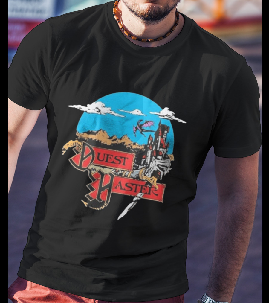 Quest Master High Fantasy Adventure Dragon Castle T-Shirt