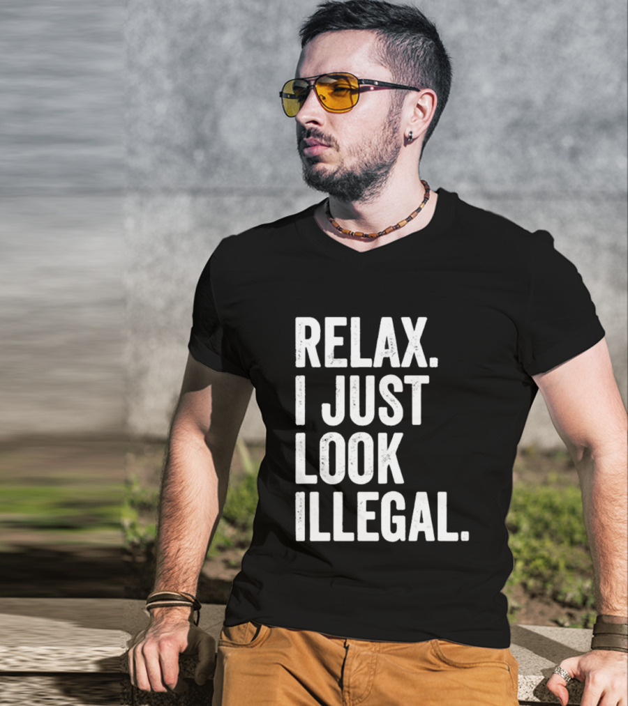 Ronald Acuna Jr Relax I Just Look Illegal 2026 T-Shirt
