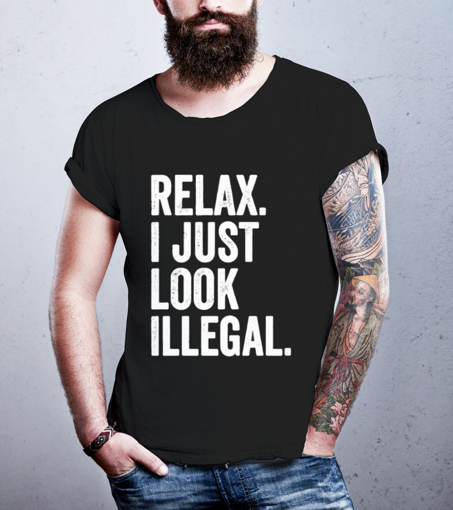 Ronald Acuna Jr Relax I Just Look Illegal 2026 T-Shirt