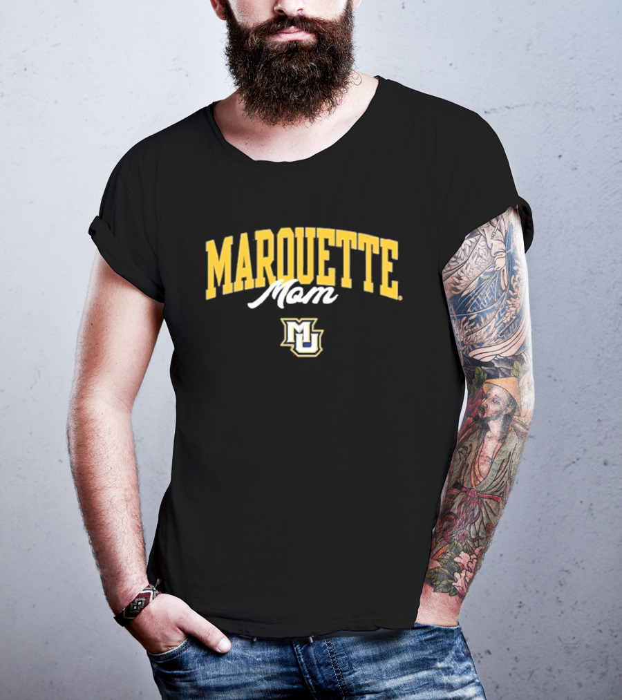 Marquette Golden Eagles Mom MU Logo Summit Sportswear T-Shirt