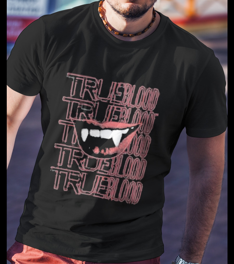 True Blood Vampire Fangs High Waisted Style Collection T-Shirt