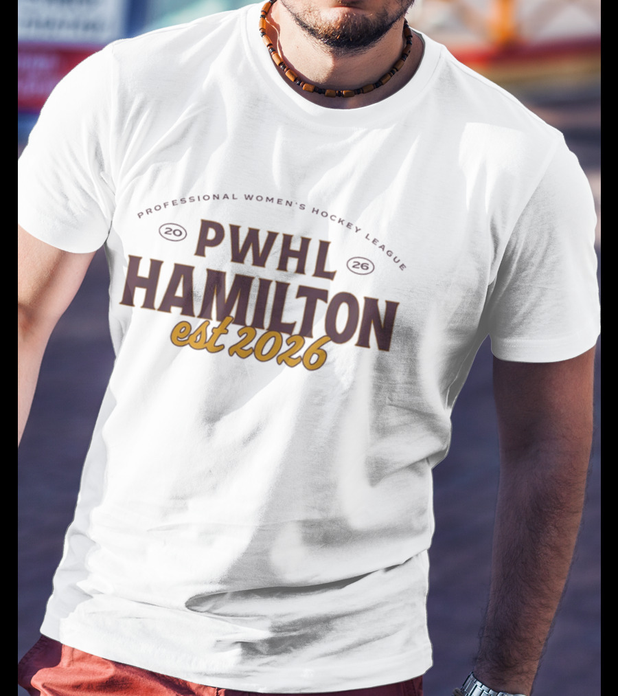 Hamilton PWHL Professional Women's Hockey League Est 2026 T-Shirt