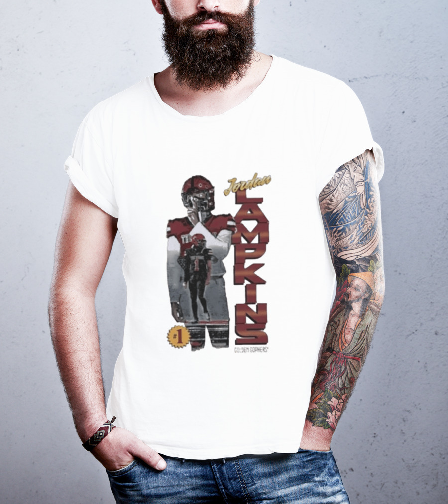 Jordan Lampkins 1 Minnesota Golden Gophers Football Player T-Shirt