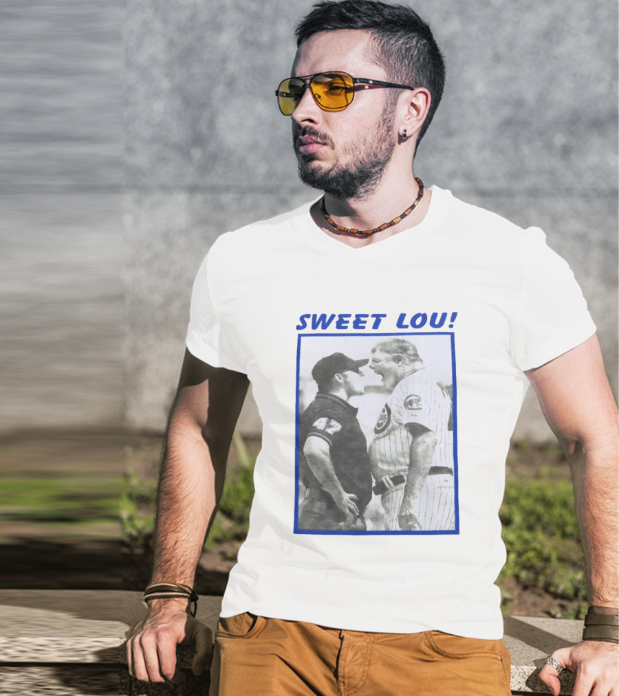 Sweet Lou Piniella Chicago Cubs MLB Umpire Confrontation T-Shirt