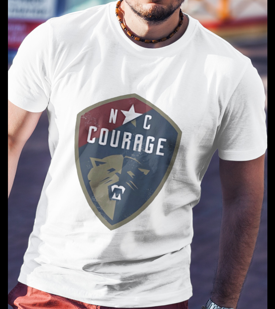 North Carolina Courage Star Shield NC Courage T-Shirt