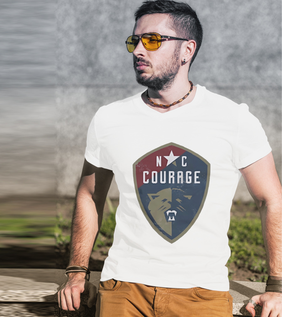 North Carolina Courage Star Shield NC Courage T-Shirt