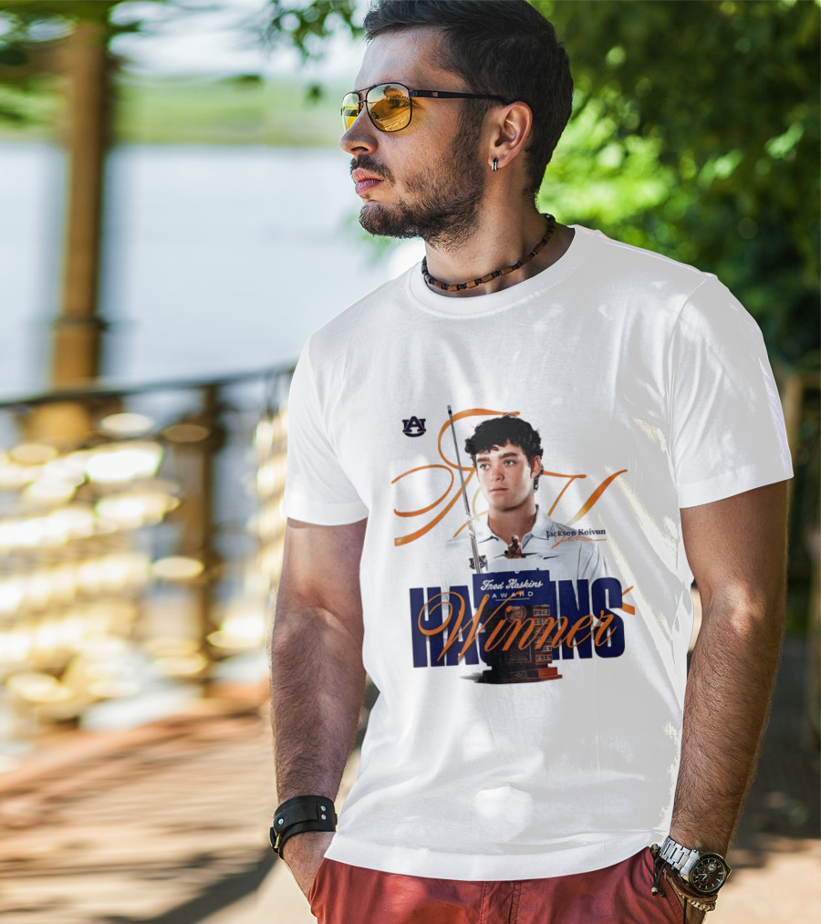 Auburn University Jackson Koivun Fred Haskins Award Winner Golf T-Shirt
