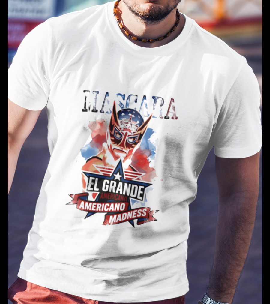 Mascara El Grande Americano Madness T-Shirt