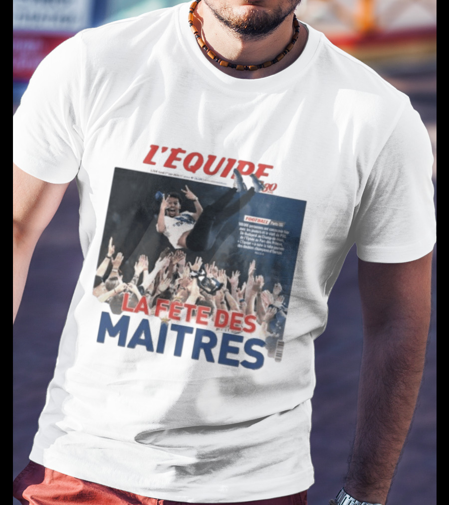 L'Equipe La Fête Des Maitres Football Joyful Celebration T-Shirt