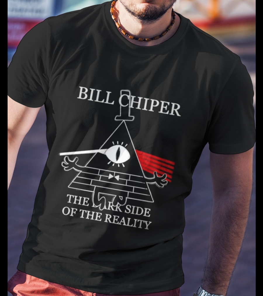 Bill Cipher The Dark Side Of The Reality Pyramid Eye Pink Floyd Mashup T-Shirt