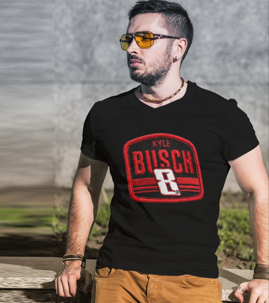 Kyle Busch 8 Racing Patch Hat T-Shirt
