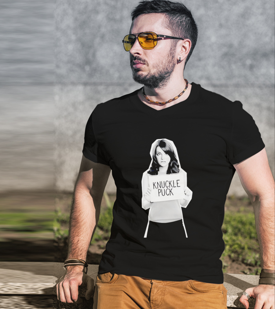 Emma Stone Knuckle Puck Sign T-Shirt