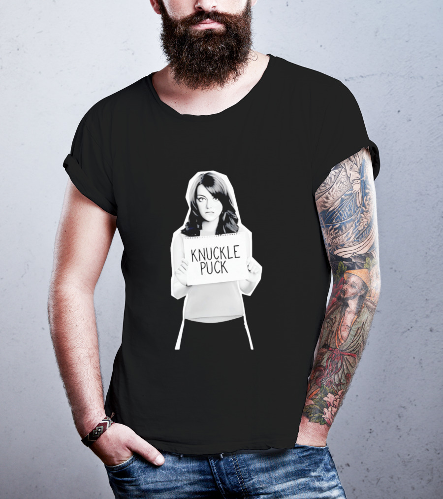 Emma Stone Knuckle Puck Sign T-Shirt