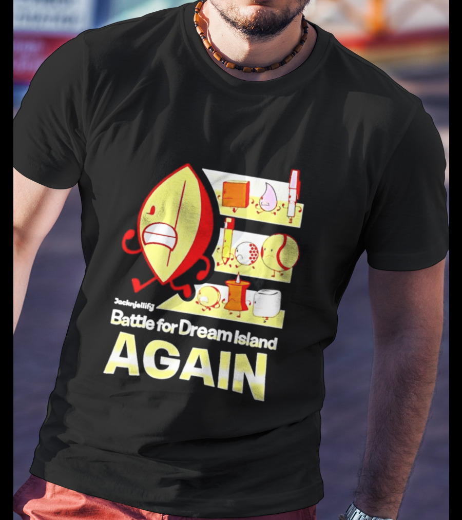 Battle For Dream Island Again Leafy BFDI Characters T-Shirt