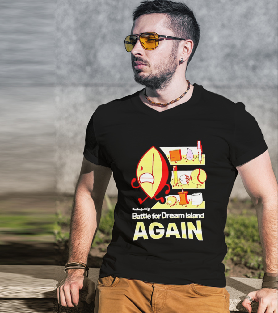 Battle For Dream Island Again Leafy BFDI Characters T-Shirt