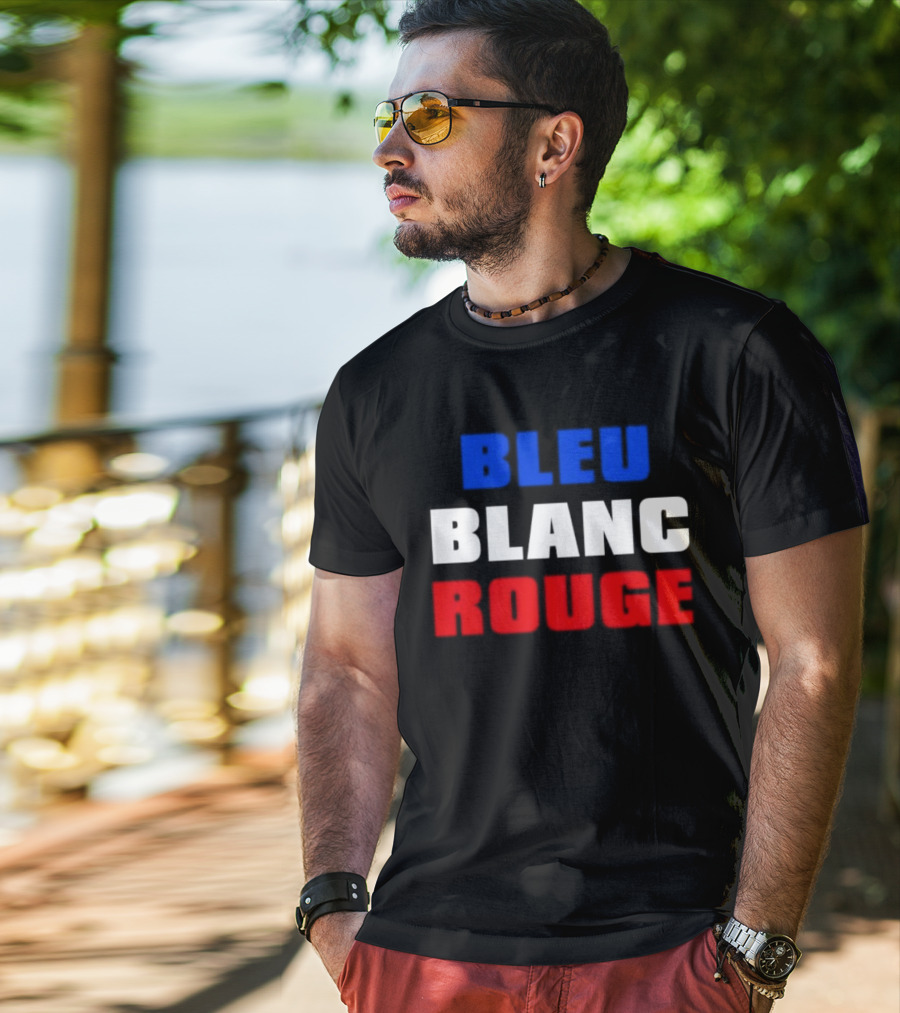 Montreal Canadiens Bleu Blanc Rouge Hockey Team Colors Fan T-Shirt