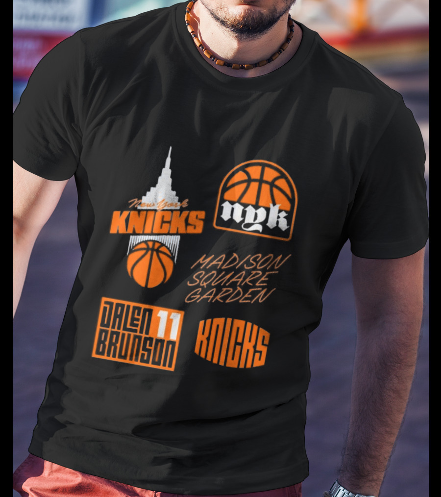 New York Knicks Jalen Brunson MSG NYK 11 Madison Square Garden T-Shirt
