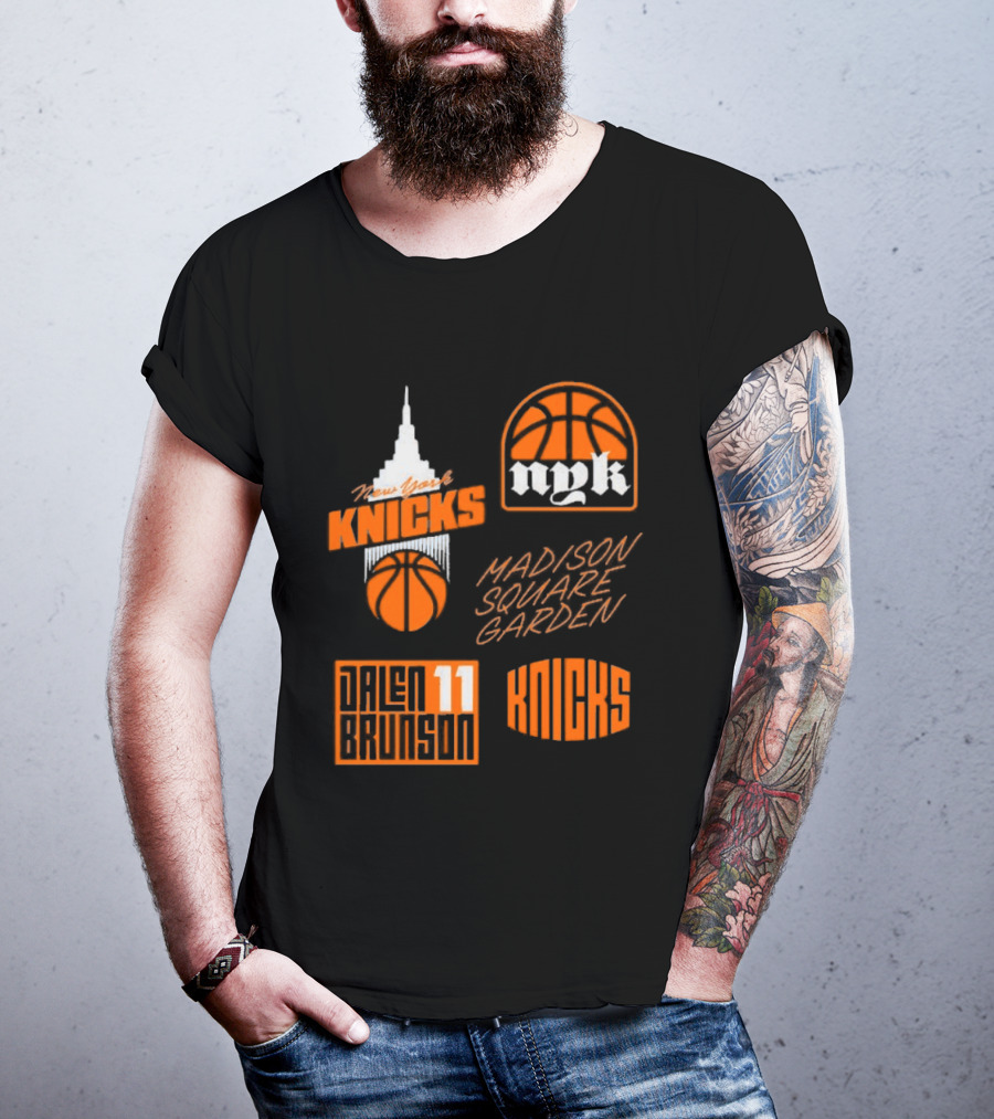 New York Knicks Jalen Brunson MSG NYK 11 Madison Square Garden T-Shirt