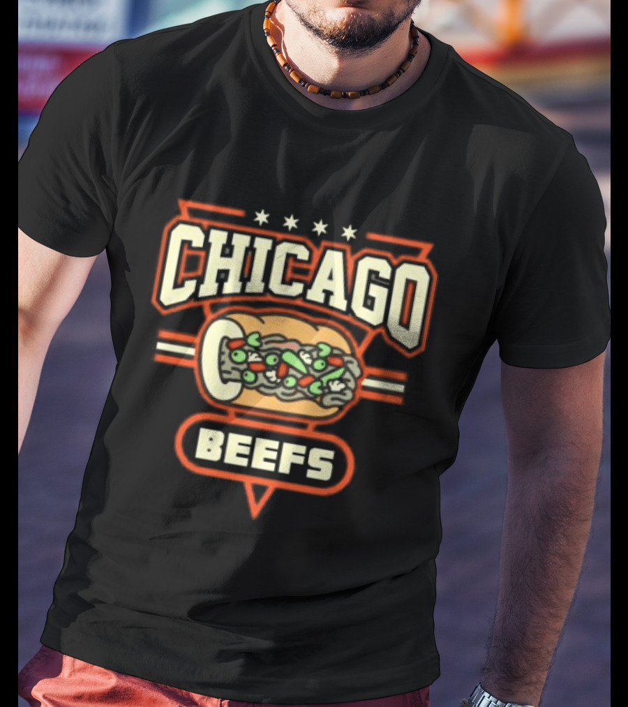 Chicago Beefs Sandwich Stars T-Shirt