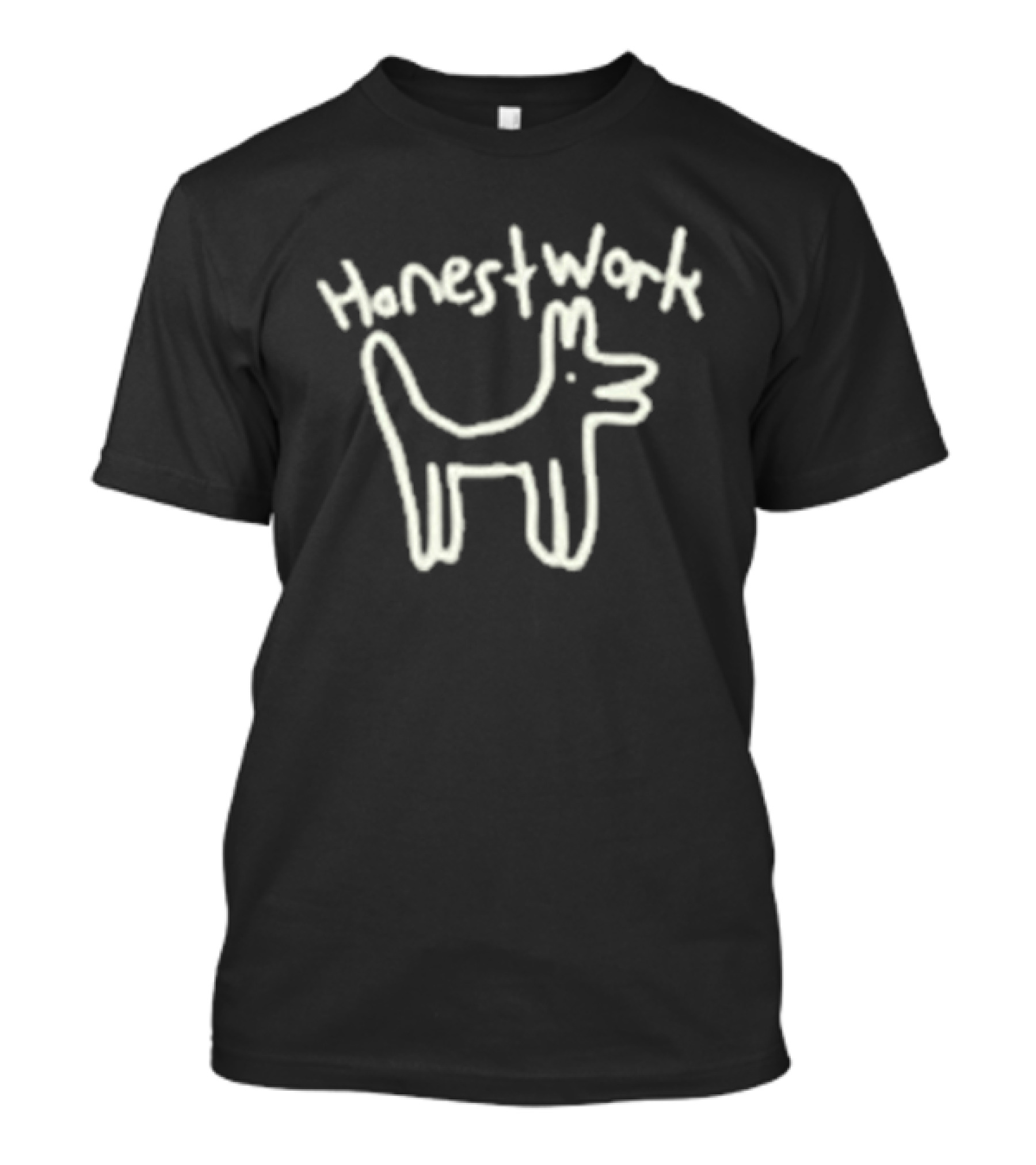 Sonreal Honest Work Dog Drawing Knew It All Along T-Shirt