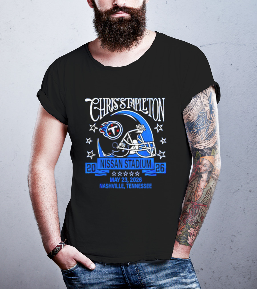 Chris Stapleton 2026 Nashville Nissan Stadium Tennessee Titans May 25 T-Shirt