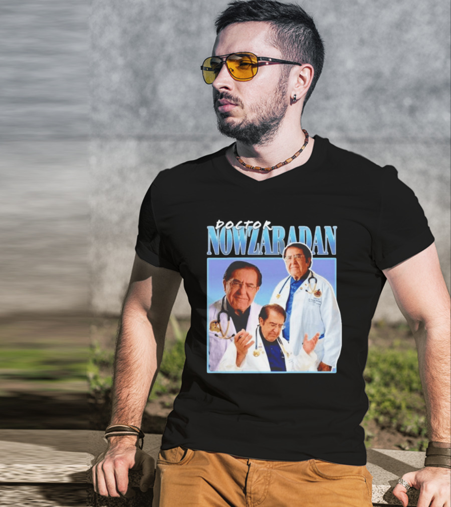 Doctor Nowzaradan My 600Lb Life Blue Stethoscope T-Shirt