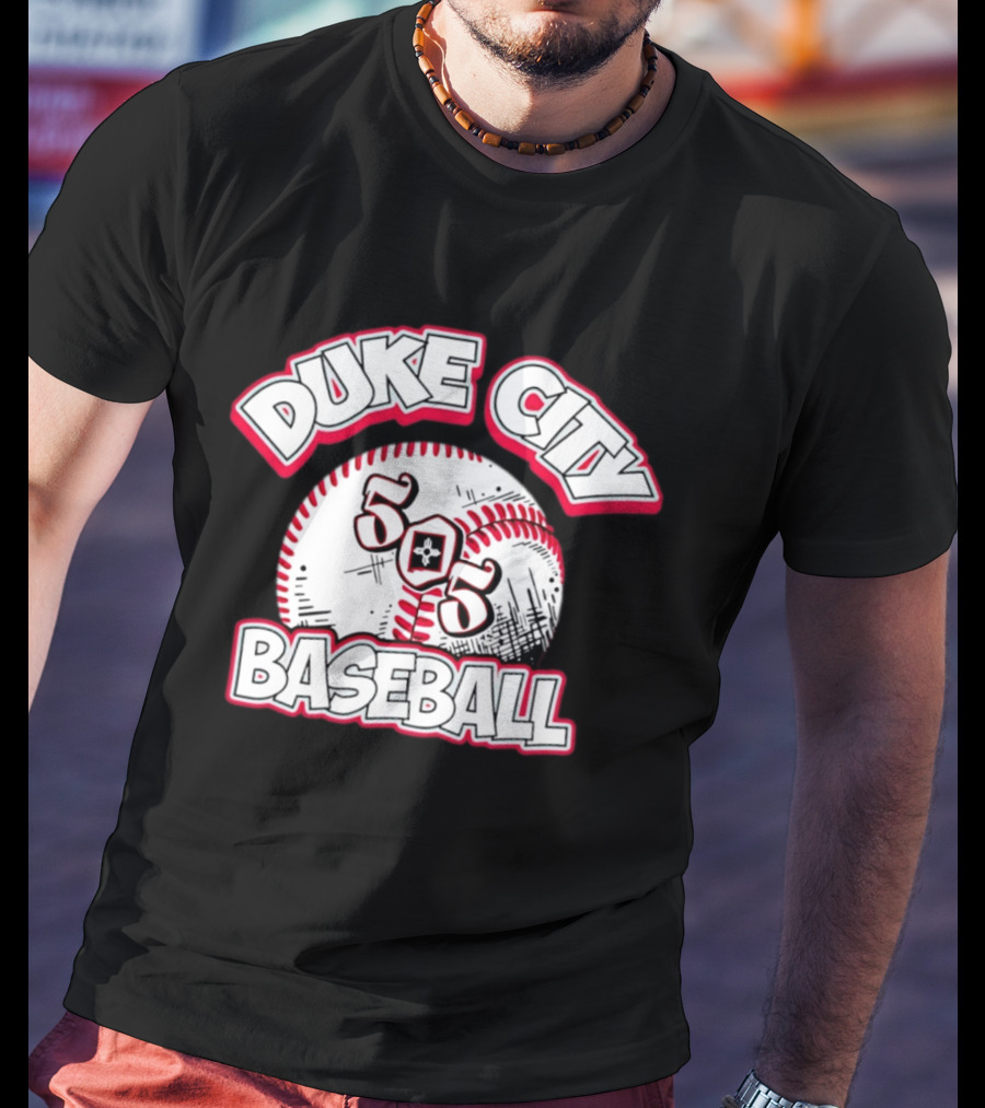 Duke City Baseball 505 Zia Symbol And Baseball T-Shirt