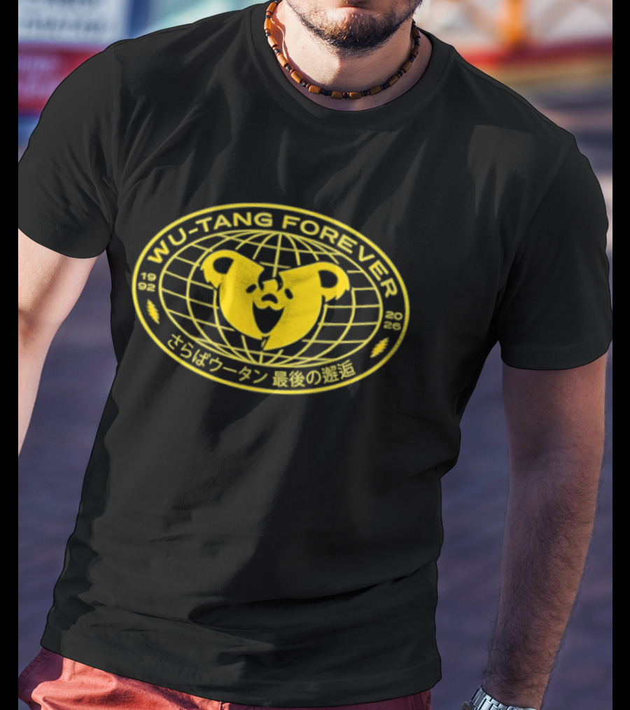 Wu Tang Forever 1992 2026 Tornado Bear Icon Japanese T-Shirt