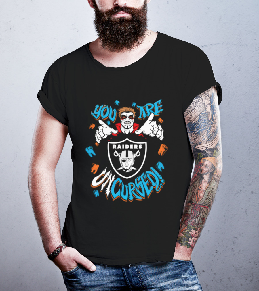 WWE Danhausen Las Vegas Raiders You Are Uncursed T-Shirt