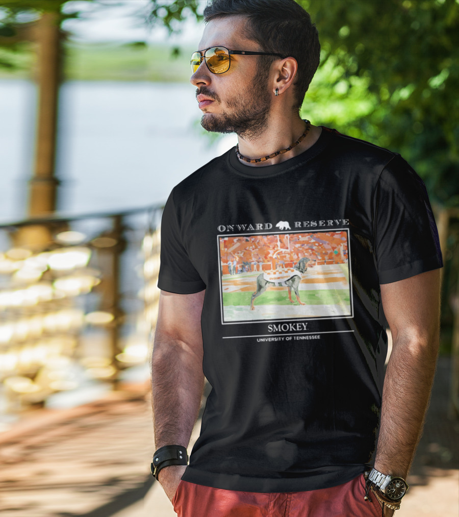 Onward Reserve Smokey University Of Tennessee Volunteers Football Stadium T-Shirt
