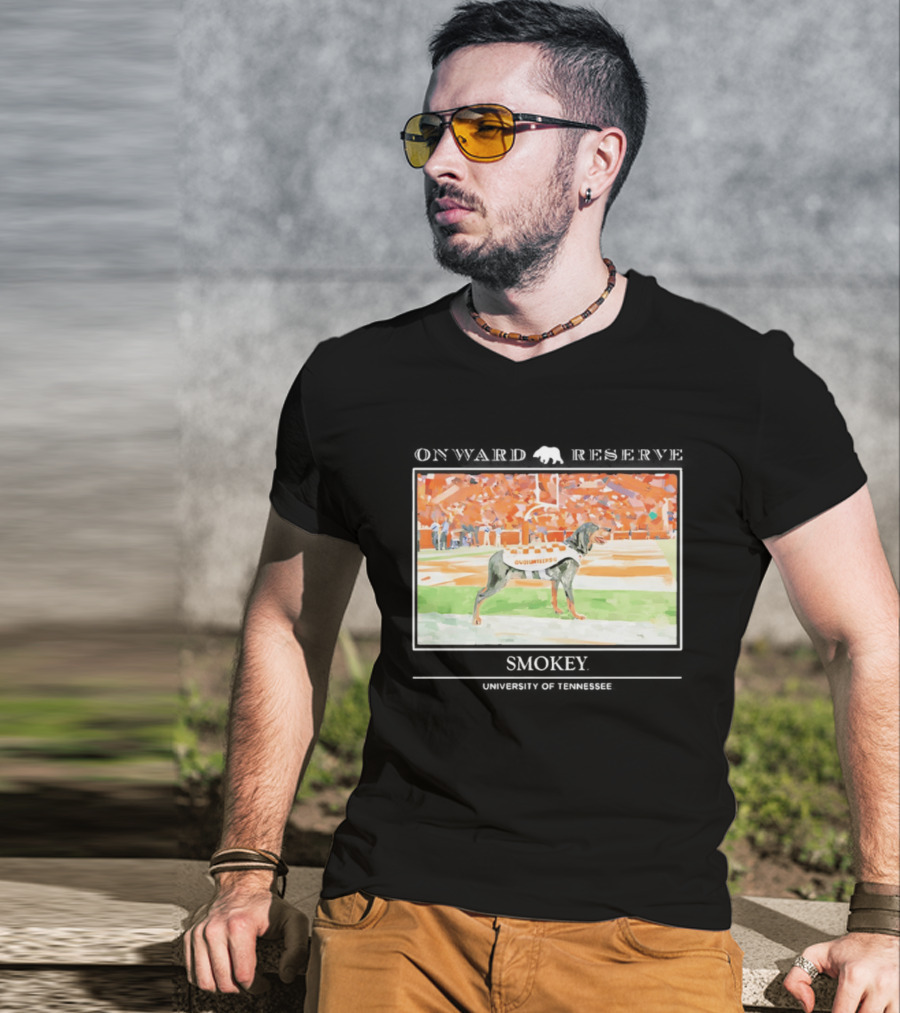 Onward Reserve Smokey University Of Tennessee Volunteers Football Stadium T-Shirt