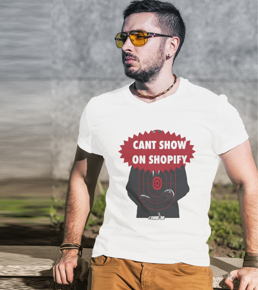 Cant Show On Shopify Target Practice X Comrade T-Shirt