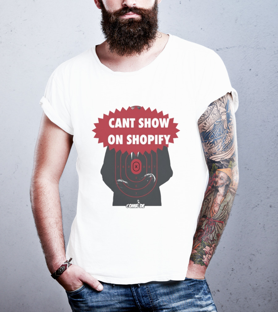 Cant Show On Shopify Target Practice X Comrade T-Shirt